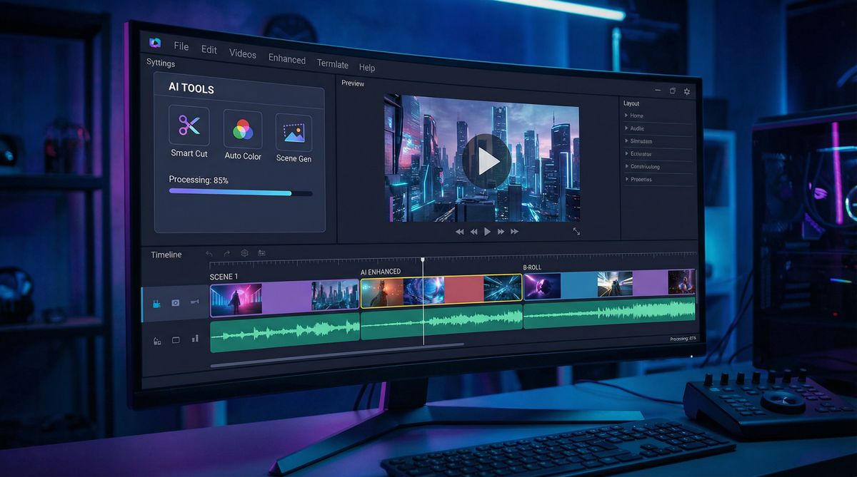 成人快手 AI视频剪辑教程